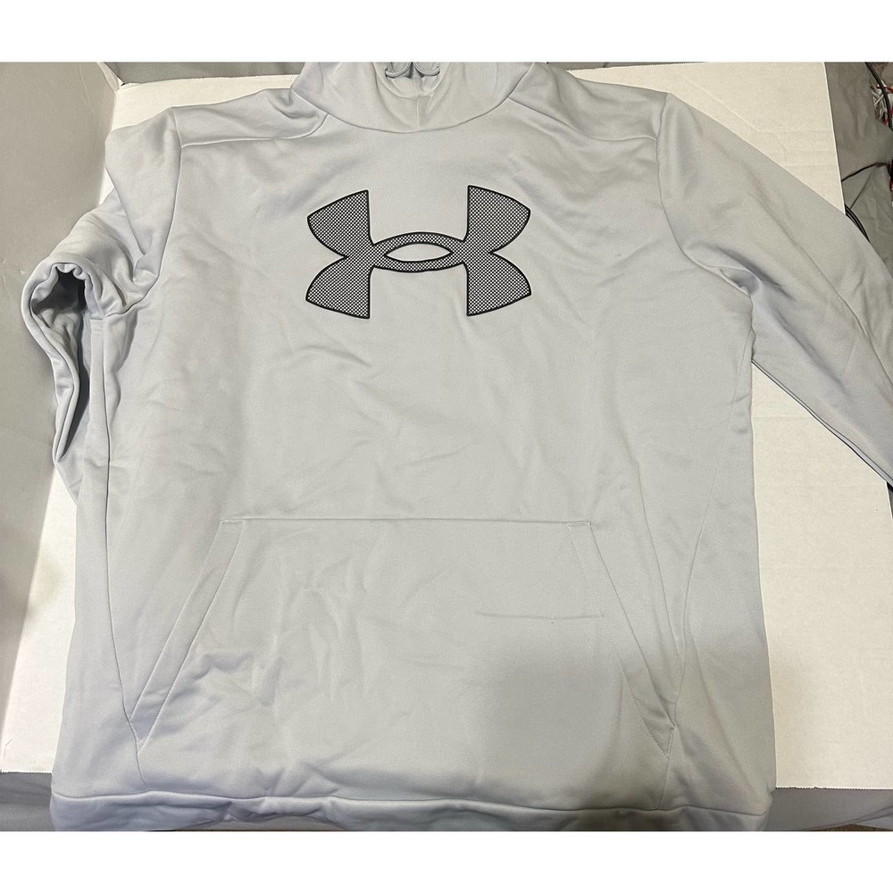 Under Armour Men’s XXL Hoodie Loose Coldgear Gray Pullover Sweatshirt NWOT